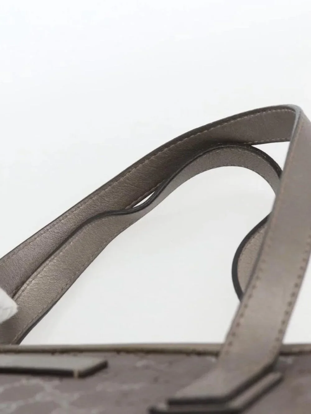 GUCCI GG implementation Tote Bag PVC Silver 211137 Auth BA9306 - Picture 9 of 16